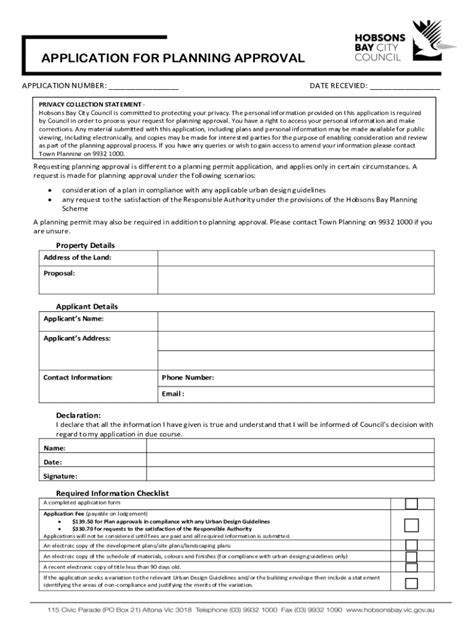 green light hobsons bay|Lodge a Planning Application .
